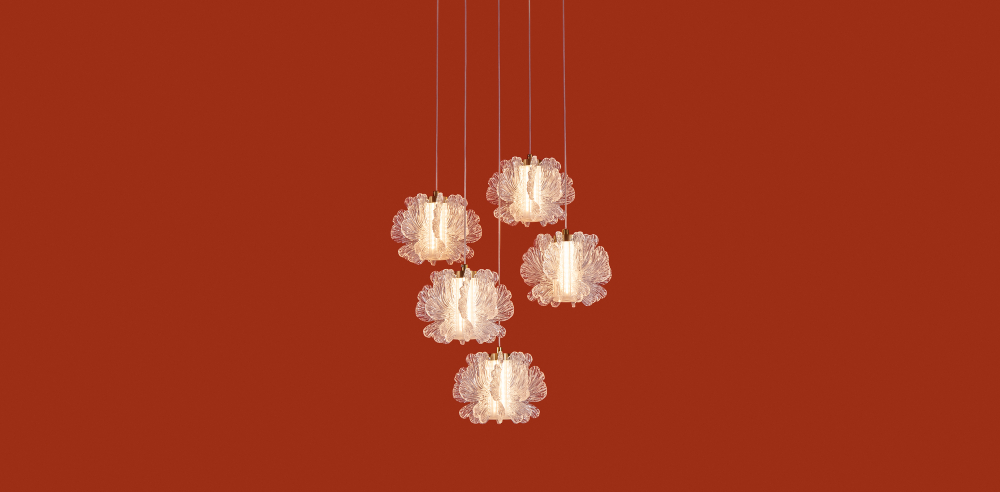 Подвесной светодиодный светильник Freya Flower FR5579PL-L40BS