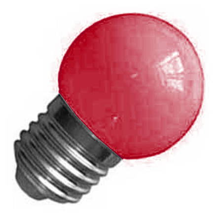 Лампа светодиодная 1W 6L R40 E27 - цвет в ассортименте