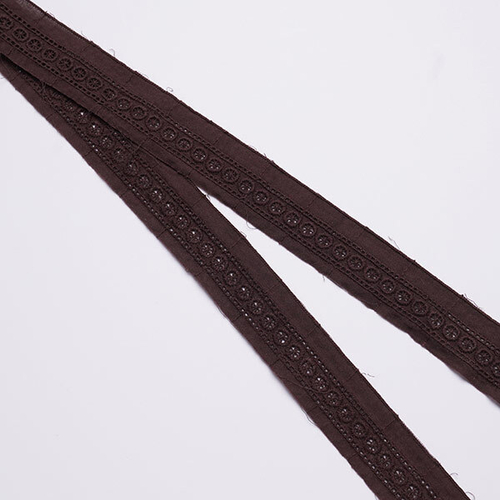 Кружево/Шитьё/К604 т.коричневый