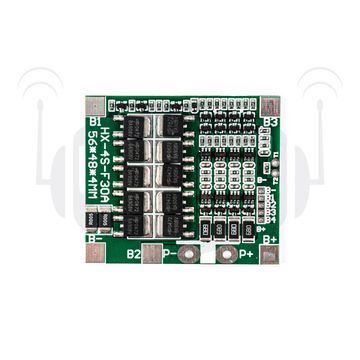 Плата зарядки 4S аккумуляторов 18650 30А