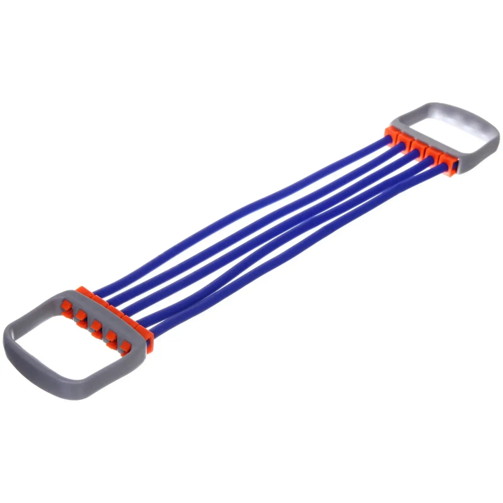 Эспандер универсальный с регулируемой нагрузкой Sportage, 11-55 кг, синий