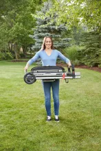 Портативный газовый гриль Weber Traveler, 1 горелка, чёрный