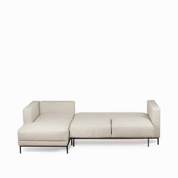 Раскладной диван Newton левосторонний светло-серый