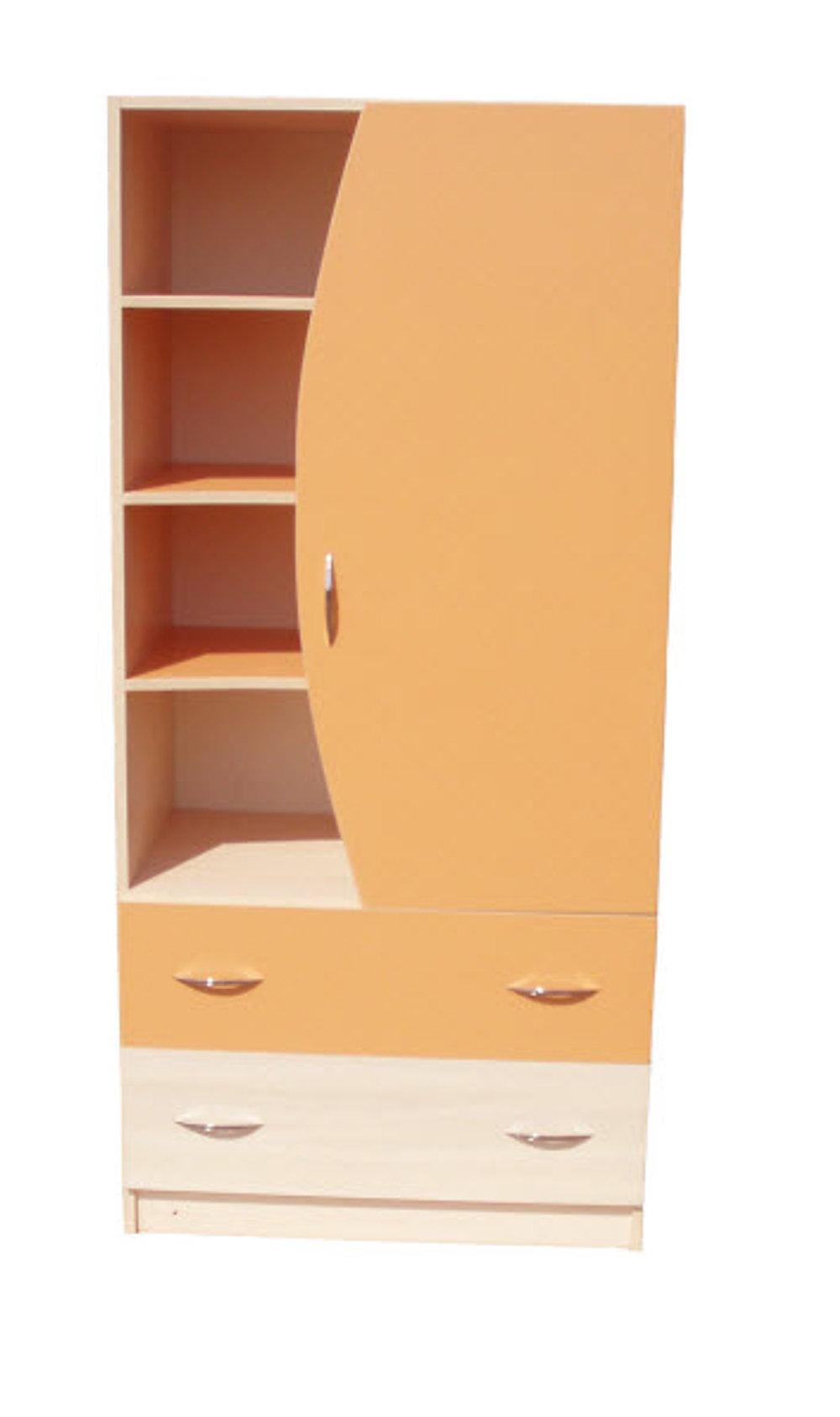 Шкаф КарИВи Мартин   Дуб Молочный Оранжевый