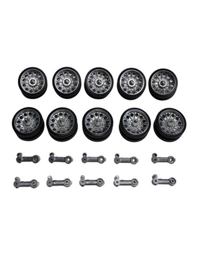 Катки металлические с резиновыми бандажами для танка T34/85