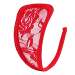 С-стринги кружевные красные OS