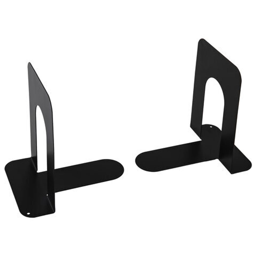 Держатель (ограничитель) подставка для книг BRAUBERG "Germanium Solid", 2 штуки, металл, 237979