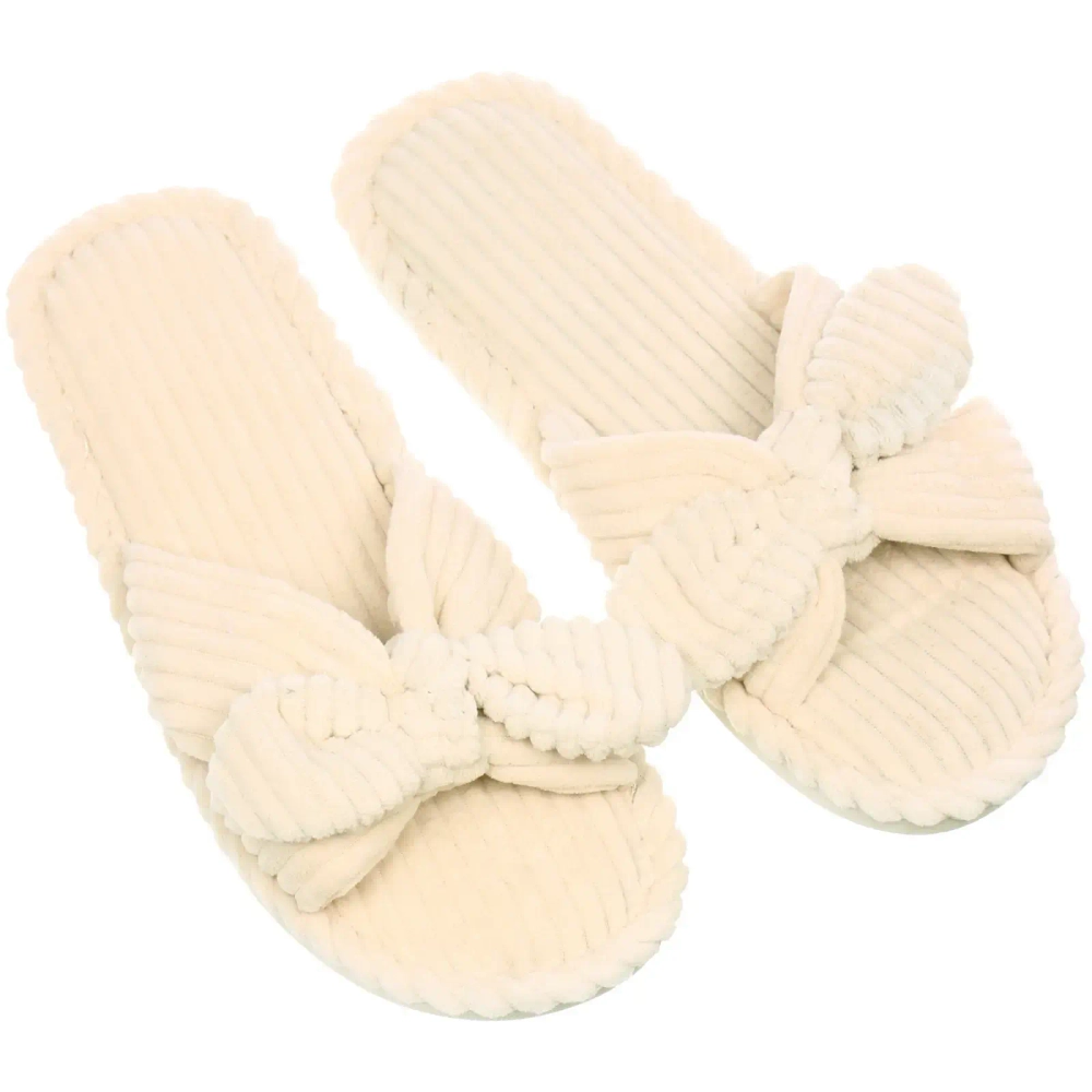 Тапочки женские домашние «COZY», цвет бежевый, р-р 36-37