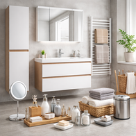 Мебель для ванных комнат и аксессуары