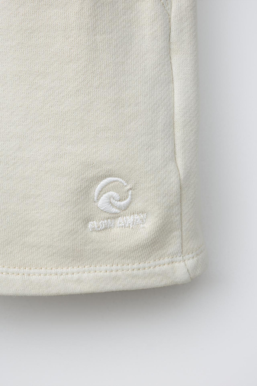 ZARA ШОРТЫ ИЗ МЯГКОЙ ТКАНИ С ОКРАШИВАНИЕМ И ВЫШИВКОЙ, ЦВЕТ ЛЬДА