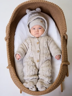 Конверт на выписку для новорожденных зимний