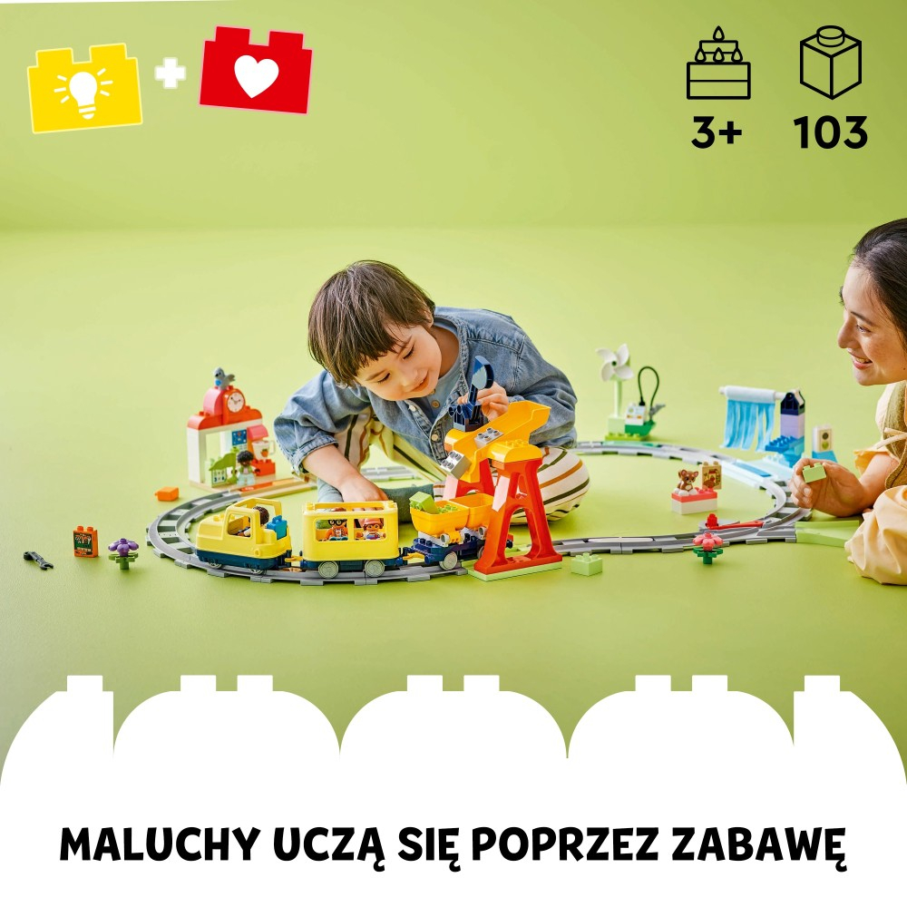 LEGO DUPLO Town - Большой интерактивный городской поезд 10428