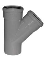 ПВХ Тройник  Ф110х110*45  (20/5шт)