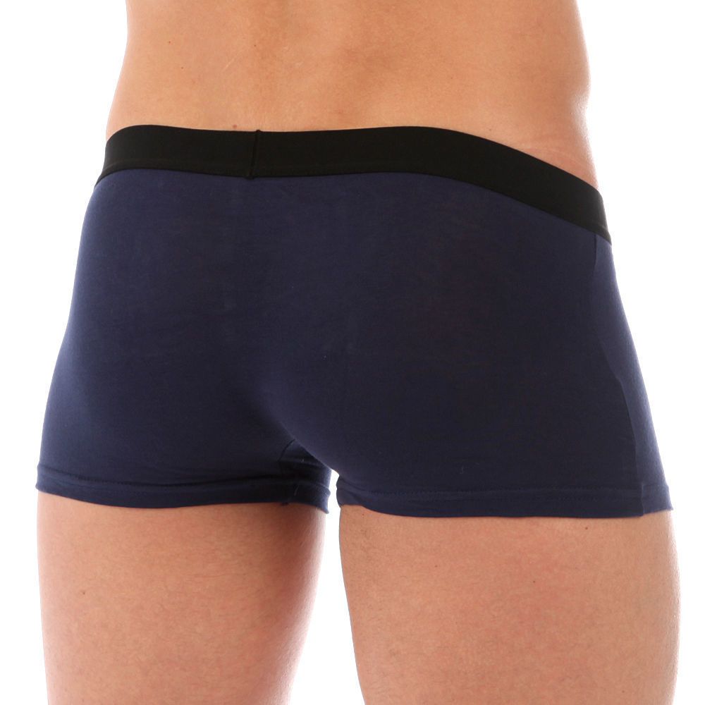 Мужские трусы боксеры темно-синие Romeo Rossi RR6012-9