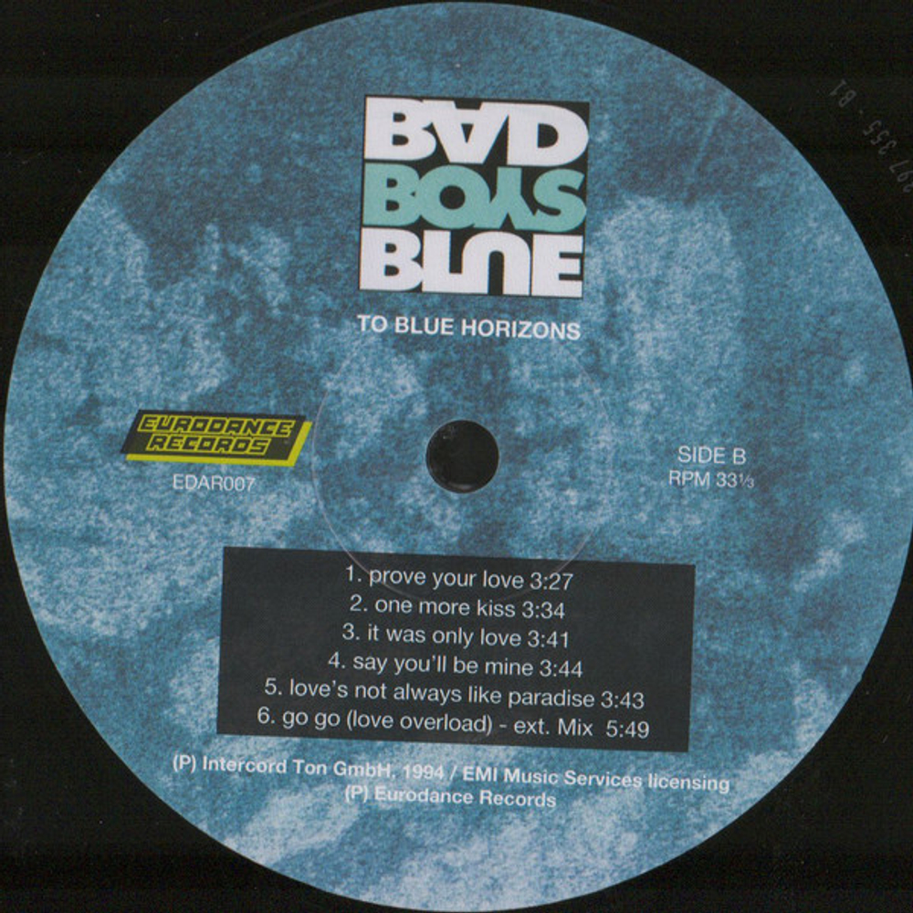 Bad Boys Blue / To Blue Horizons (LP)