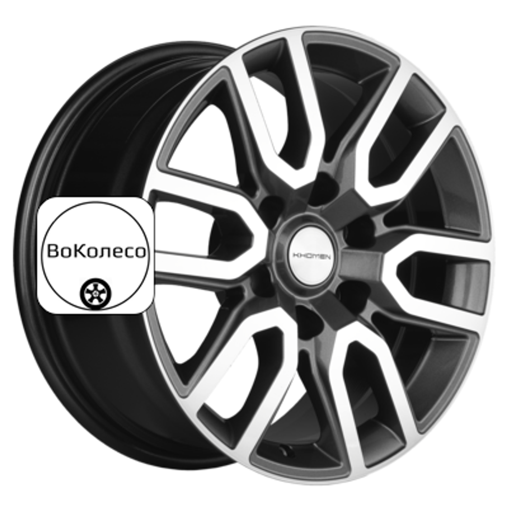 8x17/6x139,7 ET36 D100,1 KHW1723 (Tank 300) Gray-FP Khomen Wheels