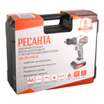 Дрель-шуруповерт аккумуляторная Ресанта ДА-20-2ЛК-Б