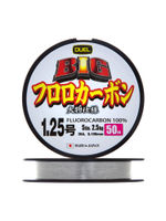 Флюорокарбоновая леска для рыбалки Duel Big Fluorocarbon 100%, 0,66 мм, 50 м, 25 кг, прозрачный