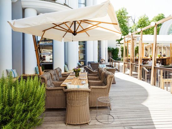 Зонт профессиональный Palladio Braccio 3000х4000 Scolaro Италия