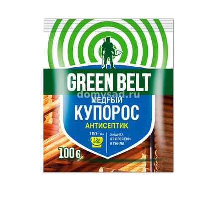 Медный купорос антисептическое средство GREEN BELT 100 гр (1/50)