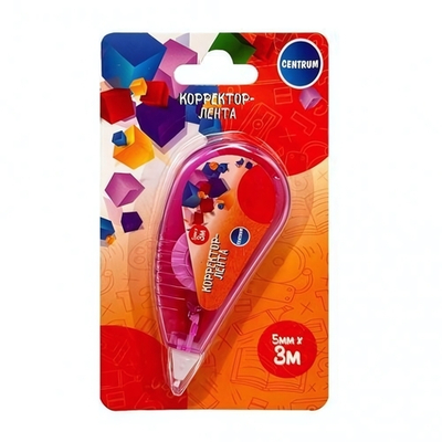 Корректор-лента 5мм.х3м. "Centrum" блист. (Центрум)