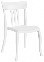 Стул пластиковый Papatya Trio-S, белый