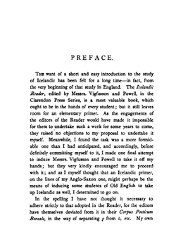 An Icelandic Primer with Grammar, Notes and Glossary | Henry Sweet