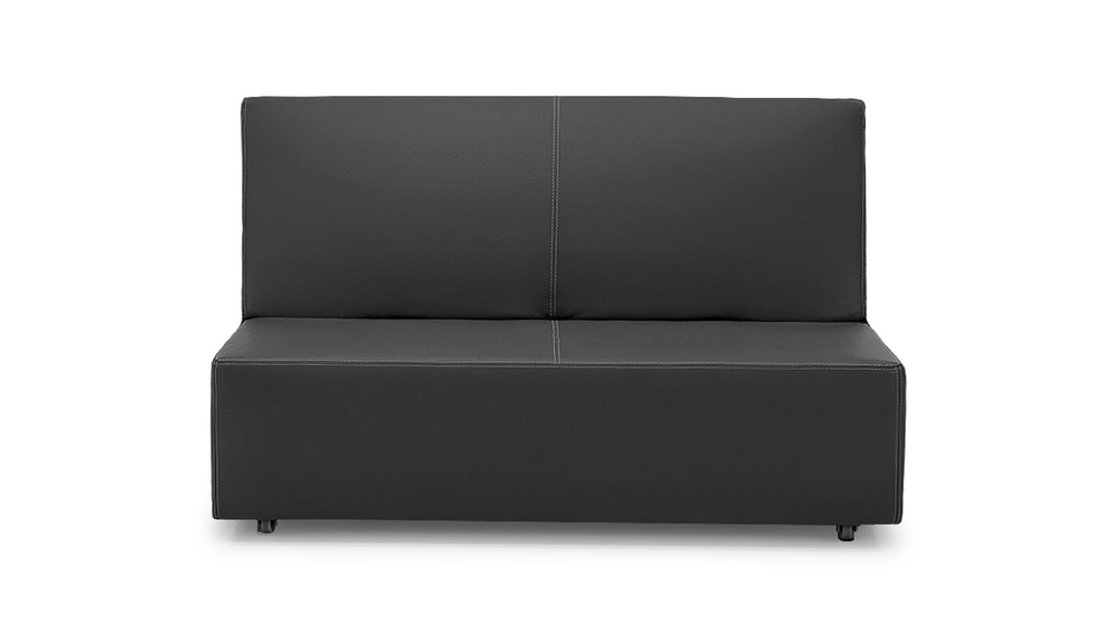Диван Лорт Galaxy Black 182*100*86 см, Черный Экокожа Аккордеон Фиеста