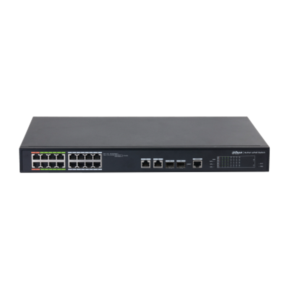 Сетевой PoE коммутатор Dahua DH-LR2218-16ET-240