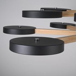 Люстра на штанге TURNA DBL L12 Black