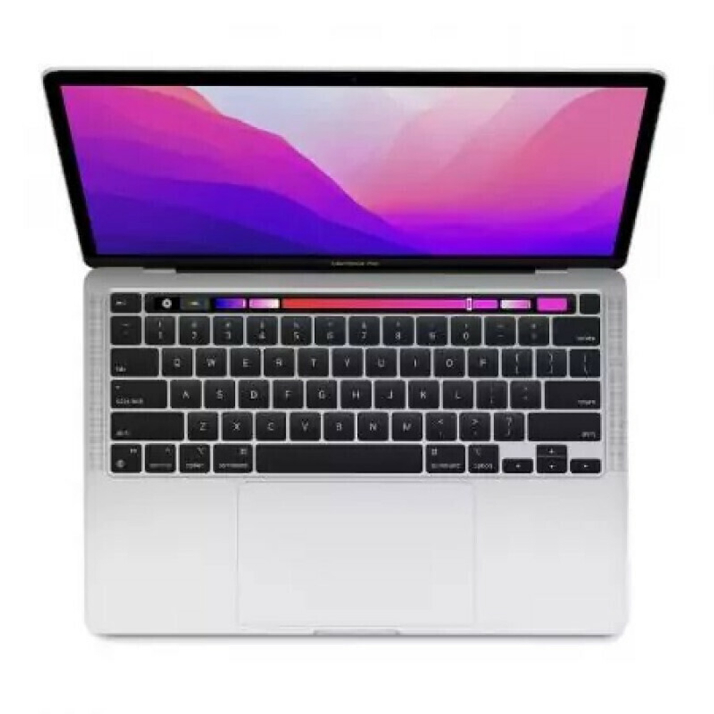 13.3" Ноутбук Apple MacBook Pro 13 Late 2022 (2560x1600, Apple M2 3.2 ГГц, RAM 8 ГБ, SSD 512 ГБ, Apple graphics 10-core), MNEQ3LL/A, серебристый