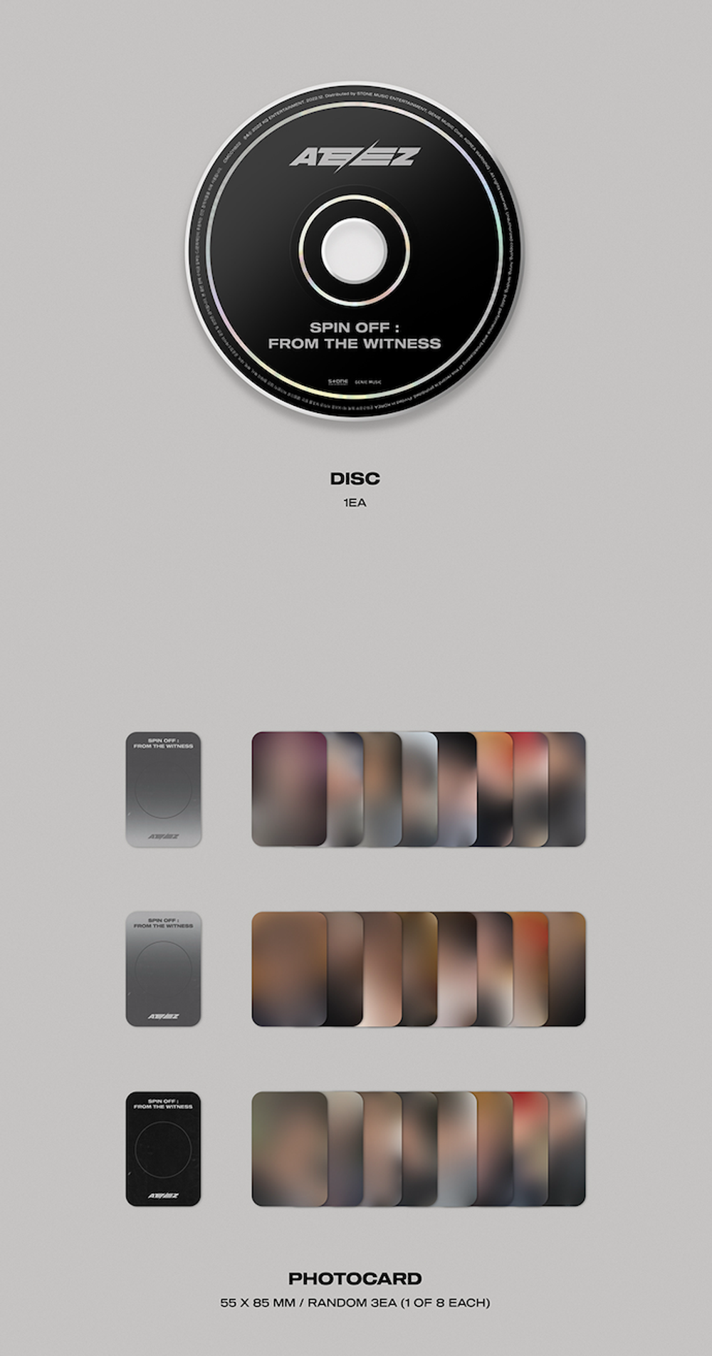 Альбом ATEEZ - SPIN OFF : FROM THE WITNESS (WITNESS VER.)