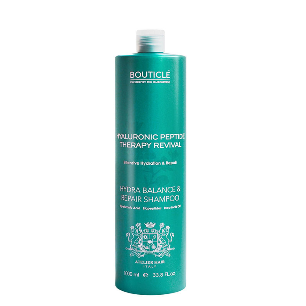Увлажняющий шампунь для очень сухих и поврежденных волос Bouticle Hydra Balance & Repair Shampoo, 1000 мл.