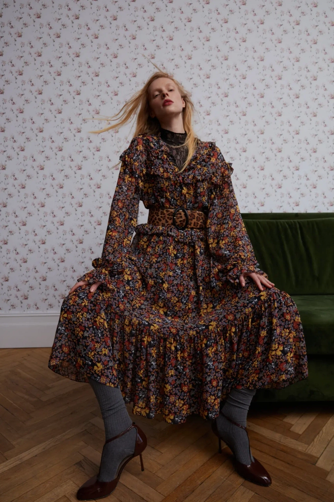 Платье "Метеола", разноцветный