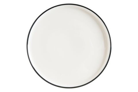 Тарелка d=220 мм. Линеа Черный, форма Хюгге Bonna /1/6/558/