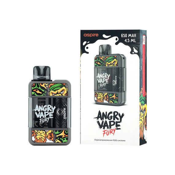 BRUSKO Angry Vape Fury 650 mAh Grey