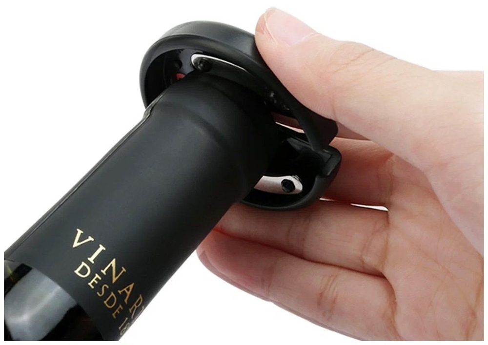 Электрический штопор,( 4 АА, черный)