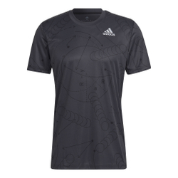 Мужское теннисное поло adidas Club Graphic T-Shirt Men - Dark Grey