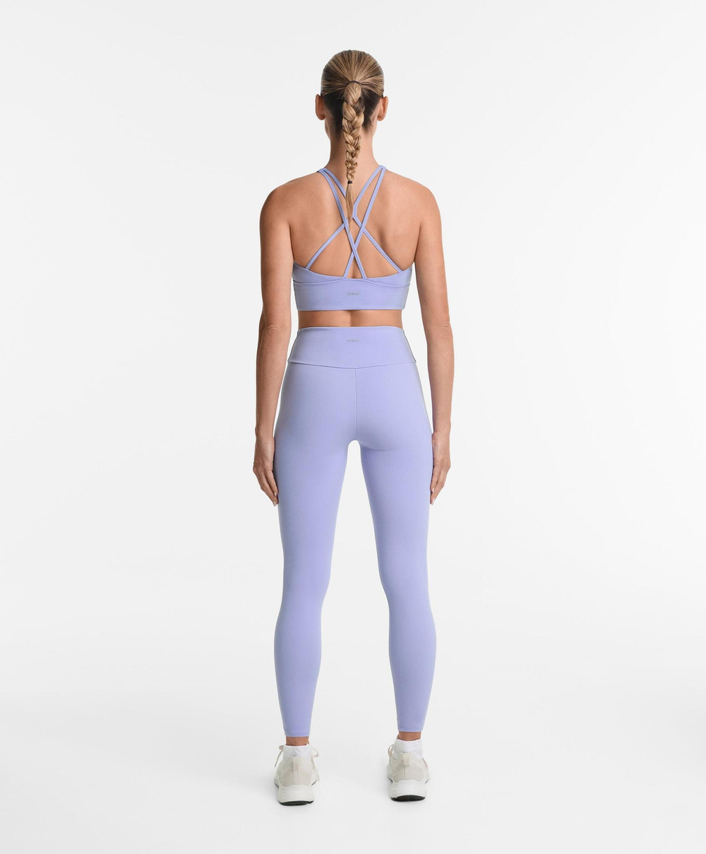 OYSHO Легинсы Comfortlux длиной до щиколотки с высокой посадкой, нежный блено-фиолетовый