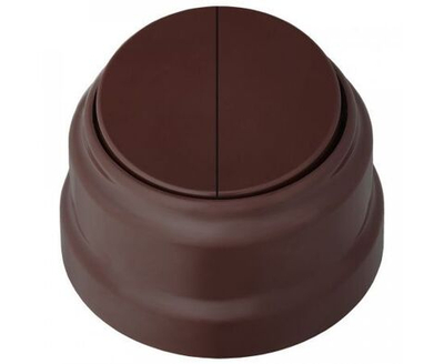 Ретро рамка 2 поста, пластик, шоколад, Bylectrica