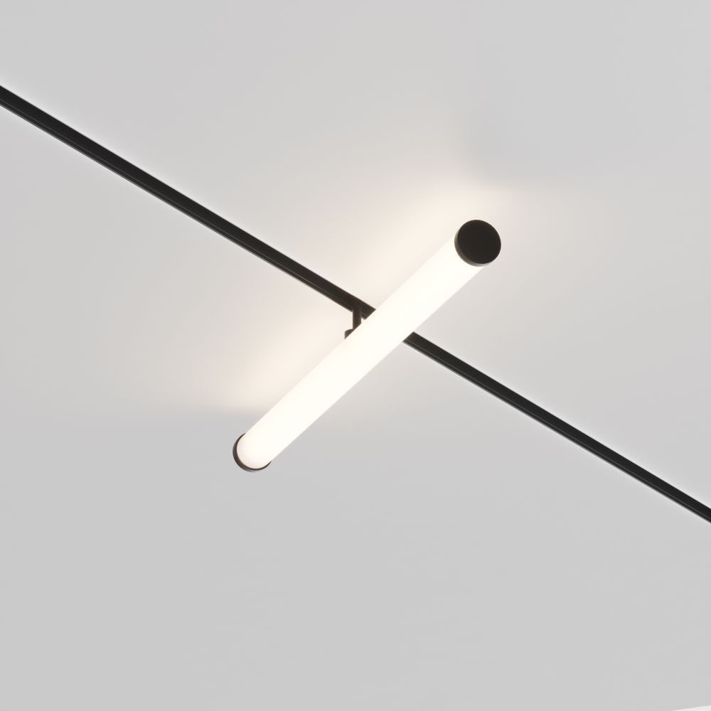 Трековый магнитный светодиодный светильник Maytoni Exility TR086-2-25W4K-B