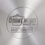 Набор посуды из нержавеющей стали EMMA 3 предмета (3 кастрюли 1,9л, 3,6л, 6,1л), DH12-3