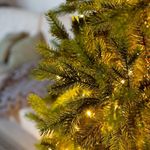 Елка с гирляндой «Грацио» (Литая+пвх) 210 см / 2,1 м