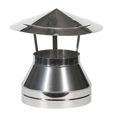 Зонт-оголовок 160-260 толщина металла 0,5-0,5 нержавеющая сталь-нержавеющая сталь