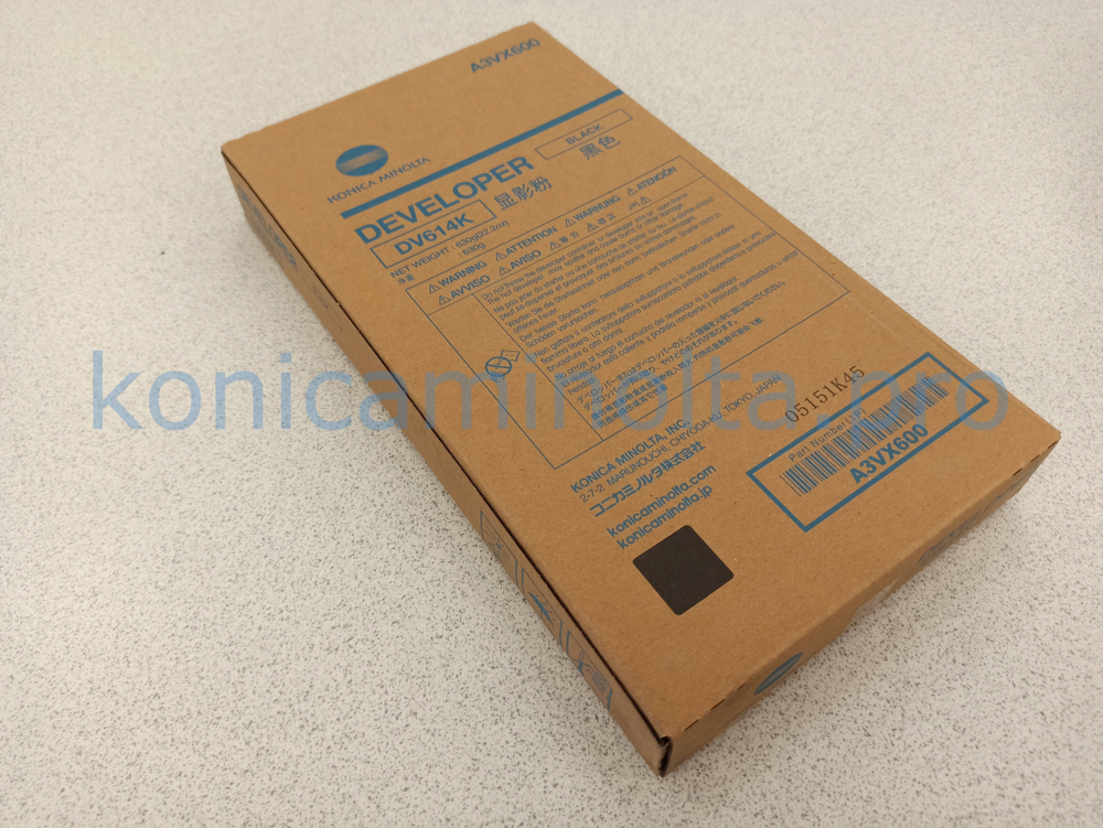 Девелопер DV-614K Konica Minolta оригинальный A3VX600