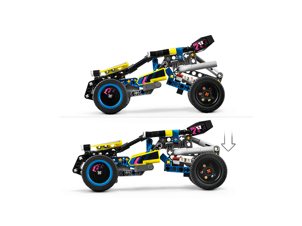 Конструктор лего техник Багги для гонок по бездорожью 42164 | LEGO Technic Off-Road Race Buggy 219 деталей | 8+