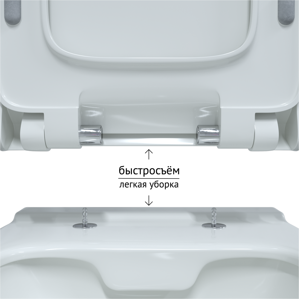 Унитаз подвесной BERGES KEY Rimless 56 см