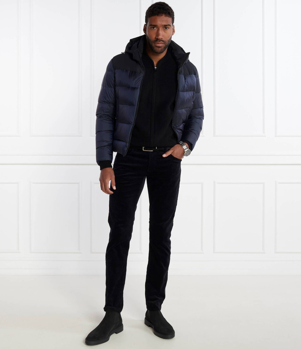 Хлопковый свитер Emporio Armani - черный(6R1MXT 1MMBZ)