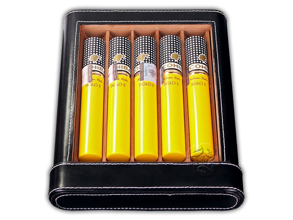 Подарочный набор в кожаном кейсе AFN-H106 Cohiba Siglo II