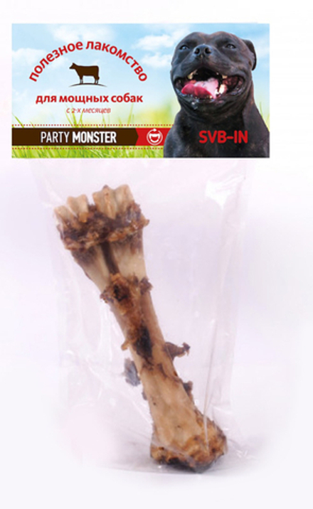Лакомство SVB-IN для собак, Копыто говяжье Party Monster